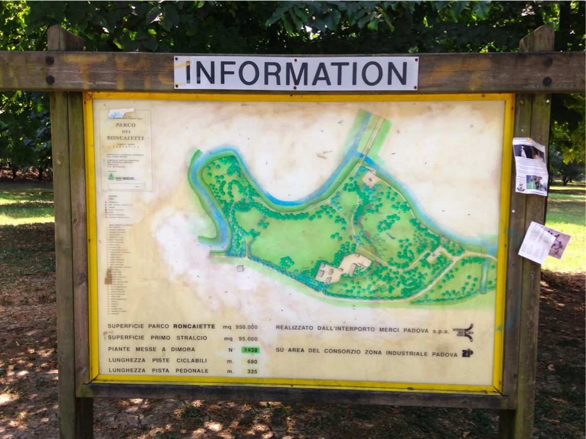 Passeggiata al parco Roncajette
